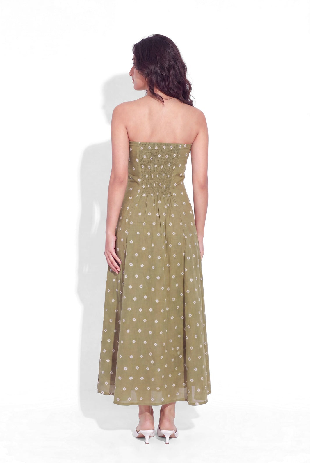 Tube Midi Dress - Bandhani