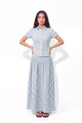 Curve Shirt Coord - Blue Check