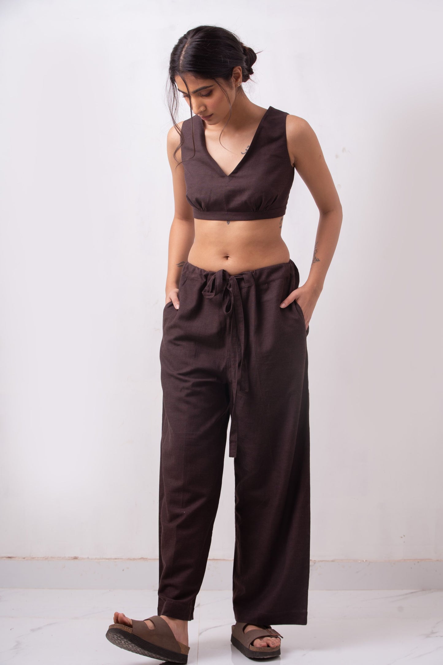 Evere Lounge Trousers | Coffee